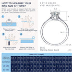 Bague Moissanite Diamant